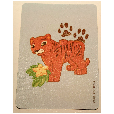 Visuel indicatif Rebrickable de Carte de jeu, mémoire Duplo jeu - tigre (Game Card, Duplo Memory Game - Tiger)