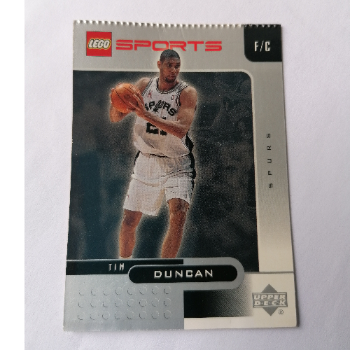 Visuel indicatif Rebrickable de Carte à collectionner, NBA: Tim Duncan, San Antonio Spurs 21 (Trading Card, NBA: Tim Duncan, San Antonio Spurs #21)
