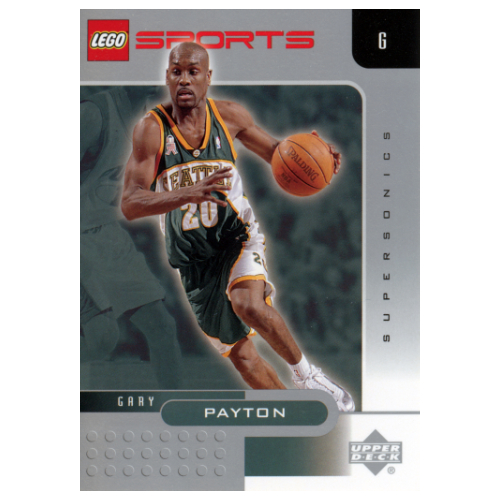 Visuel indicatif Rebrickable de Carte à collectionner, NBA: Gary Payton, Seattle Supersonics #20 (Trading Card, NBA: Gary Payton, Seattle Supersonics #20)