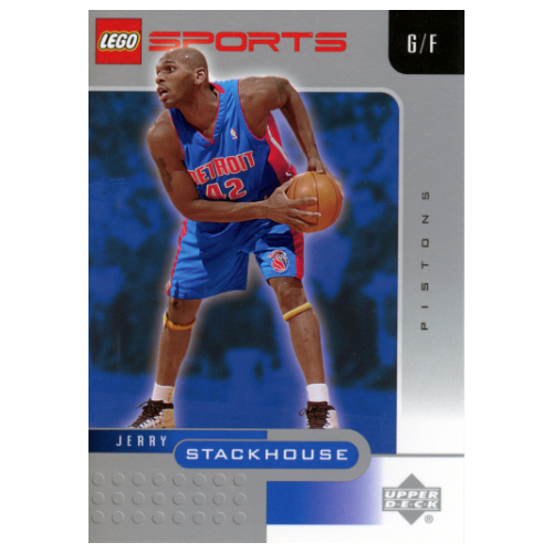 Visuel indicatif Rebrickable de Carte à collectionner, NBA: Jerry Stackhouse, Detroit Pistons #42 (Trading Card, NBA: Jerry Stackhouse, Detroit Pistons #42)