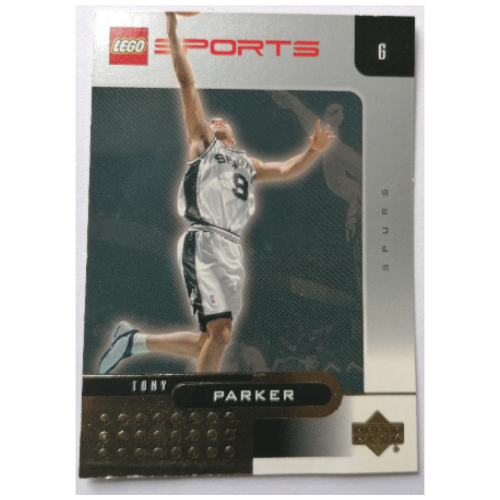 Visuel indicatif Rebrickable de Carte à collectionner, NBA: Tony Parker, San Antonio Spurs )9 (feuille d'or) (Trading Card, NBA: Tony Parker, San Antonio Spurs #9 (Gold Leaf))