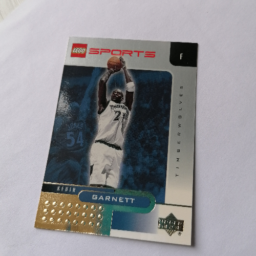 Visuel indicatif Rebrickable de Carte à collectionner, nba: kevin grenat, minnesota timberwolves )21 (feuille d'or) (Trading Card, NBA: Kevin Garnett, Minnesota Timberwolves #21 (Gold Leaf))