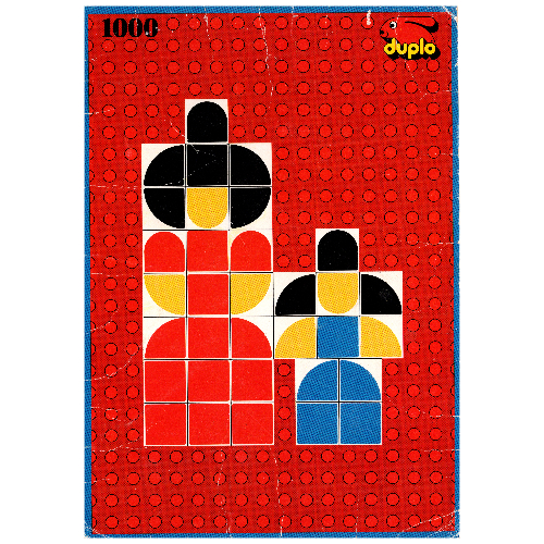 Visuel indicatif Rebrickable de Carte Mosaïque, coffret 1000-1 - Carte 1 (Mosaic Card, Set 1000-1 - Card 1)