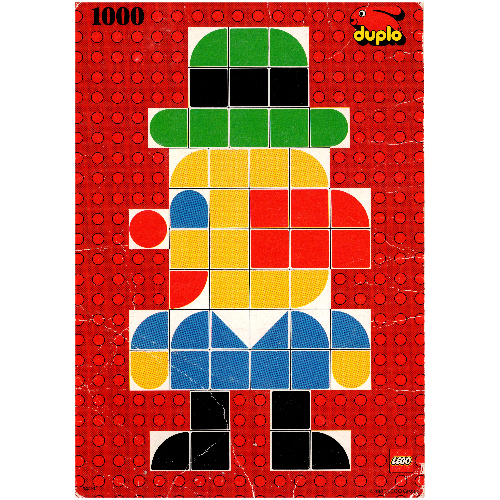 Visuel indicatif Rebrickable de Carte Mosaïque, coffret 1000-1 - Carte 2 (Mosaic Card, Set 1000-1 - Card 2)