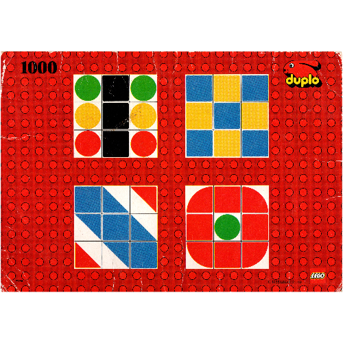 Visuel indicatif Rebrickable de Carte Mosaïque, coffret 1000-1 - Carte 3 (Mosaic Card, Set 1000-1 - Card 3)