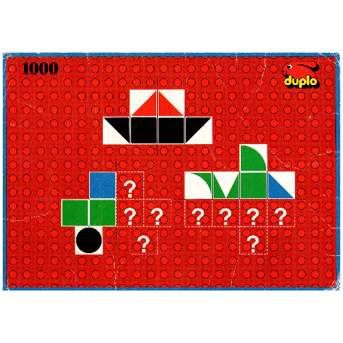 Visuel indicatif Rebrickable de Carte Mosaïque, coffret 1000-1 - Carte 5 (Mosaic Card, Set 1000-1 - Card 5)