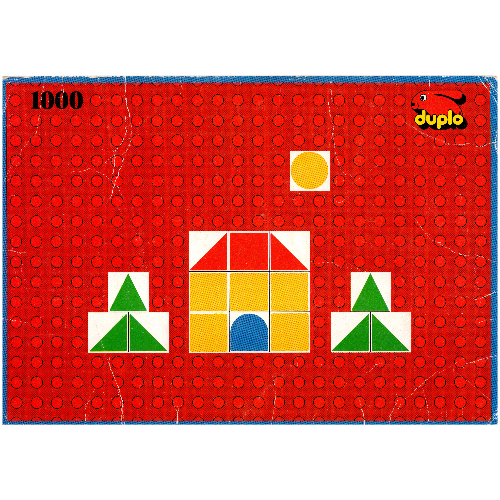 Visuel indicatif Rebrickable de Carte Mosaïque, coffret 1000-1 - Carte 6 (Mosaic Card, Set 1000-1 - Card 6)