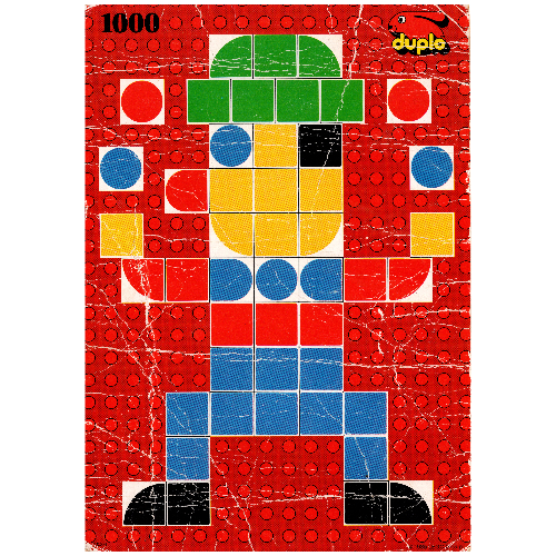 Visuel indicatif Rebrickable de Carte Mosaïque, coffret 1000-1 - Carte 10 (Mosaic Card, Set 1000-1 - Card 10)