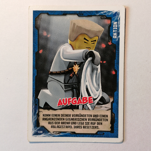 Visuel indicatif Rebrickable de Carte à collectionner, Ninjago jeu série 1 [allemand] - 139 aufgabe (Trading Card, Ninjago Game Series 1 [German] - 139 Aufgabe)