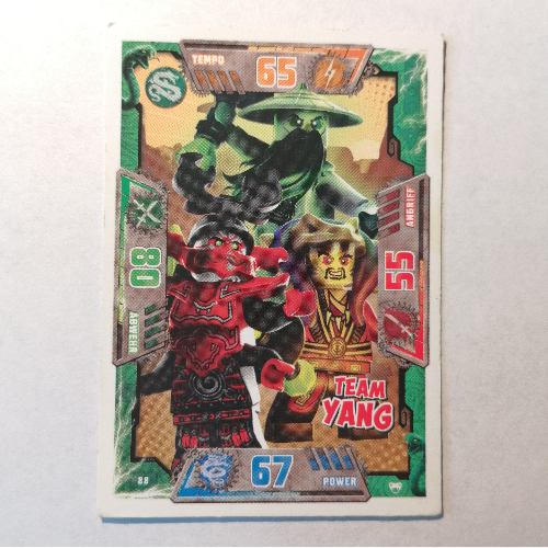 Visuel indicatif Rebrickable de Carte à collectionner, Ninjago jeu série 2 [allemand] - 88 équipe yang (Trading Card, Ninjago Game Series 2 [German] - 88 Team Yang)