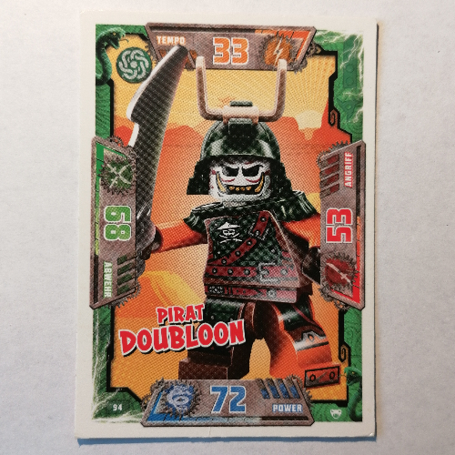 Visuel indicatif Rebrickable de Carte à collectionner, Ninjago jeu série 2 [allemand] - 94 pirat doublon (Trading Card, Ninjago Game Series 2 [German] - 94 Pirat Doubloon)