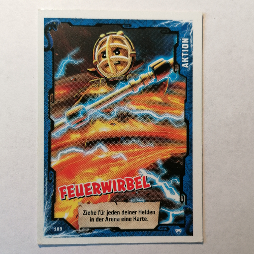 Visuel indicatif Rebrickable de Carte à collectionner, Ninjago jeu série 2 [Allemand] - 109 Feuerwirbel (Trading Card, Ninjago Game Series 2 [German] - 109 Feuerwirbel)
