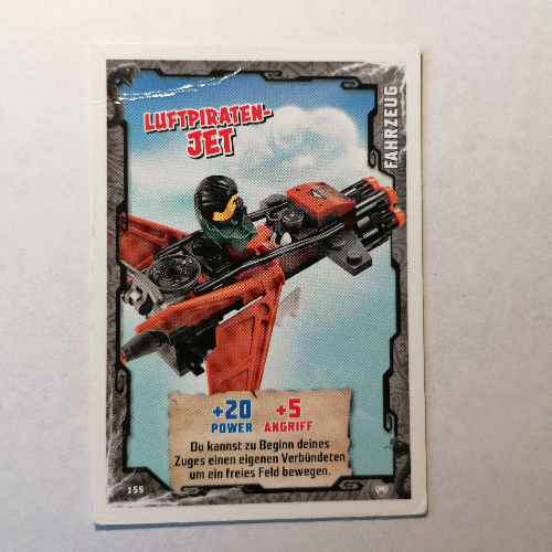 Visuel indicatif Rebrickable de Carte à collectionner, Ninjago jeu série 2 [allemand] - 155 luftpiraten-jet (Trading Card, Ninjago Game Series 2 [German] - 155 Luftpiraten-Jet)