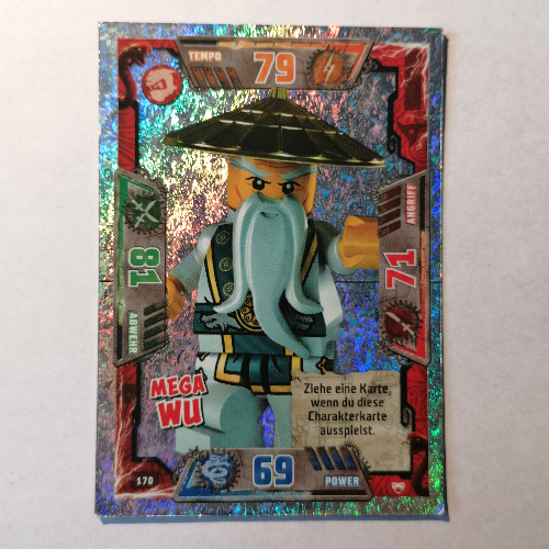 Visuel indicatif Rebrickable de Carte à collectionner, Ninjago jeu série 2 [allemand] - 170 mega wu (Trading Card, Ninjago Game Series 2 [German] - 170 Mega Wu)