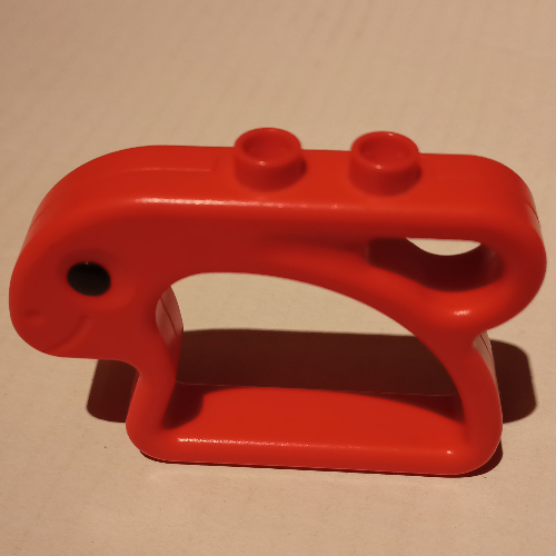 Visuel indicatif Rebrickable de Duplo hochet lapin avec des yeux imprimés (Duplo Rattle Rabbit with Eyes Print)