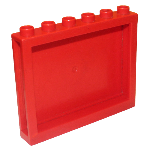Visuel indicatif Rebrickable de Panneau Duplo 1 x 6 x 4, porte-glisse (Duplo Panel 1 x 6 x 4, Slide Holder)