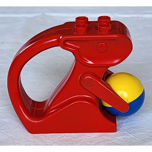 Visuel indicatif Rebrickable de Duplo hochet écureuil avec boule tournante jaune et bleu (Duplo Rattle Squirrel with Yellow and Blue Rotating Ball)