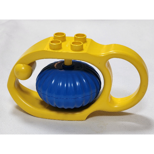 Visuel indicatif Rebrickable de Duplo hochet poisson avec roue horizontale bleue (Duplo Rattle Fish with Blue Horizontal Wheel)