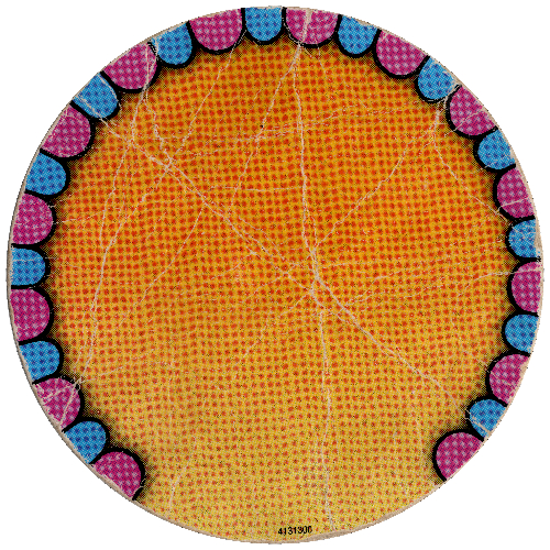 Visuel indicatif Rebrickable de Duplo tapis de jeu, rond, anneau de cirque (Duplo Playmat, Round, Circus Ring)