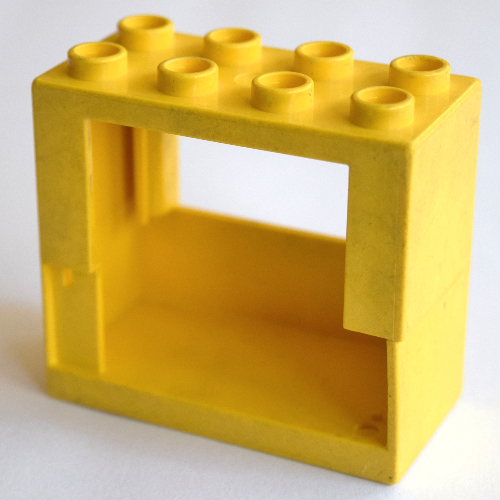 Visuel indicatif Rebrickable de Cadre de porte Duplo 2 x 4 x 3 pour demi-porte (Duplo Door Frame 2 x 4 x 3 for Half Door)