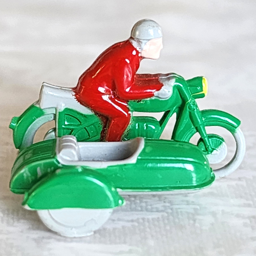Visuel indicatif Rebrickable de Moto échelle ho, course avec sidecar long (HO Scale Motorcycle, Racing with Sidecar Long)