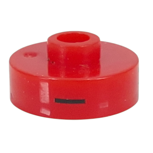 Visuel indicatif Rebrickable de Perle pour stylo, ronde courte à bord plat, inscriptions 'I', 'W', 'B' (Pen Bead, Round Short, Flat Edge with 'I', 'W', 'B' Print)