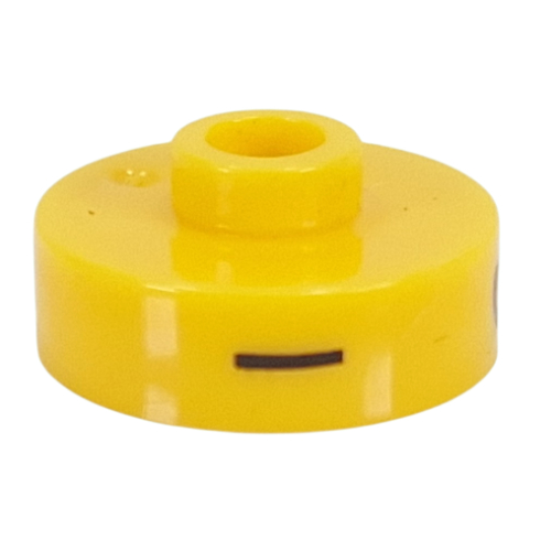 Visuel indicatif Rebrickable de Perle pour stylo, ronde courte à bord plat, inscriptions 'I', 'C', 'T' (Pen Bead, Round Short, Flat Edge with 'I', 'C', 'T' Print)