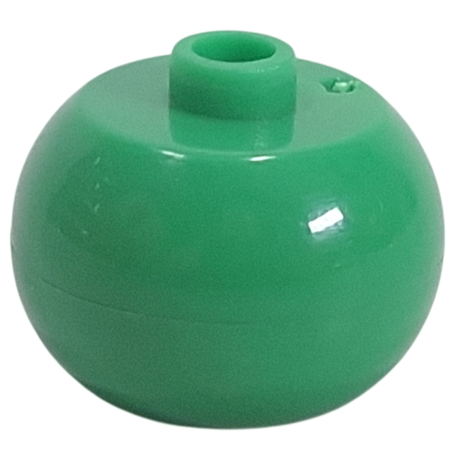 Visuel indicatif Rebrickable de Perle de stylo, orbe rond avec motif imprimé de carte de vert citron (Pen Bead, Round Orb with Lime Map Print)