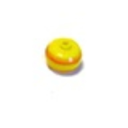 Visuel indicatif Rebrickable de Perle pour stylo, sphérique avec motif de rayures orange (Pen Bead, Round Orb with Orange Stripes Print)