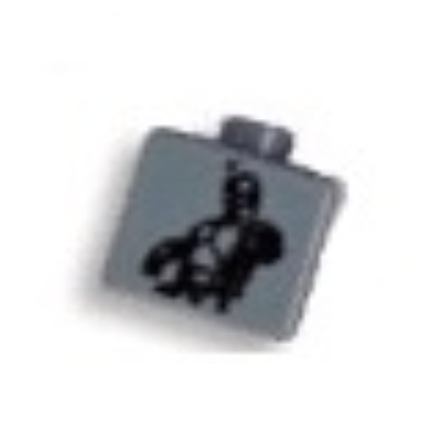 Visuel indicatif Rebrickable de Perle de stylo, carré avec motif imprimé Jango Fett (Pen Bead, Square with Jango Fett Print)