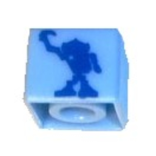 Visuel indicatif Rebrickable de Stylo perle, Carré avec motif imprimé Figurine Bionicle (Pen Bead, Square with Bionicle Figure Print)