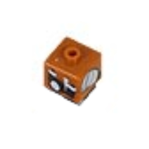 Visuel indicatif Rebrickable de Perle de stylo, carré avec loupe, motif imprimé appareil photo (Pen Bead, Square with Magnifying Glass, Camera Print)