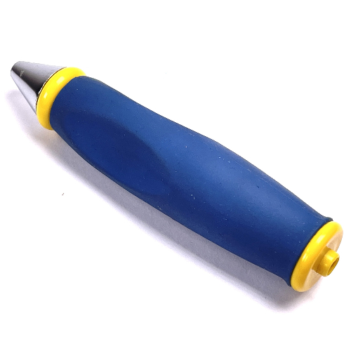 Visuel indicatif Rebrickable de Corps de stylo avec pointe chromée et extrémités jaunes (Pen Body, with Chrome Tip, Yellow Ends)
