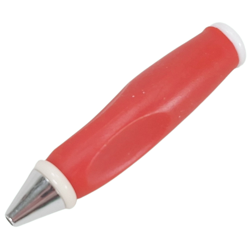 Visuel indicatif Rebrickable de Corps de stylo, avec embout chromé, extrémités blanches (Pen Body, with Chrome Tip, White Ends)