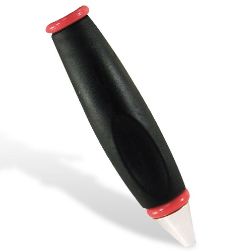 Visuel indicatif Rebrickable de Corps de stylo, avec embout chromé, extrémités rouges (Pen Body, with Chrome Tip, Red Ends)
