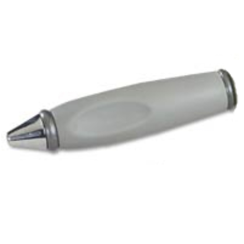 Visuel indicatif Rebrickable de Corps de stylo avec pointe chromée et extrémités gris foncé nacré (Pen Body, with Chrome Tip, Pearl Dark Gray Ends)