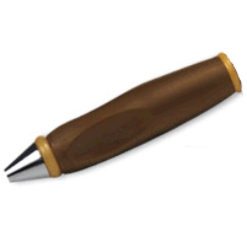 Visuel indicatif Rebrickable de Corps de stylo, avec embout chromé, pointes en or nacré (Pen Body, with Chrome Tip, Pearl Gold Ends)