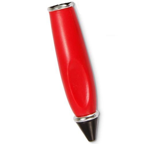Visuel indicatif Rebrickable de Corps de stylo, avec pointe noire, extrémités argentées chromées (Pen Body, with Black Tip, Chrome Silver Ends)