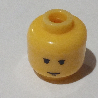 Visuel indicatif Rebrickable de Perle pour stylo, petit cylindre à bords arrondis avec tête de figurine avec motif Luke Skywalker (Pen Bead, Round Small, Curved Edges / Cylinder with Minifig Head with Luke Skywalker Print)