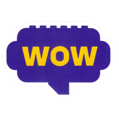 Visuel indicatif Rebrickable de Autocollant, expérience de basket-bille, wow (Sticker, Basketball Experience, WOW)