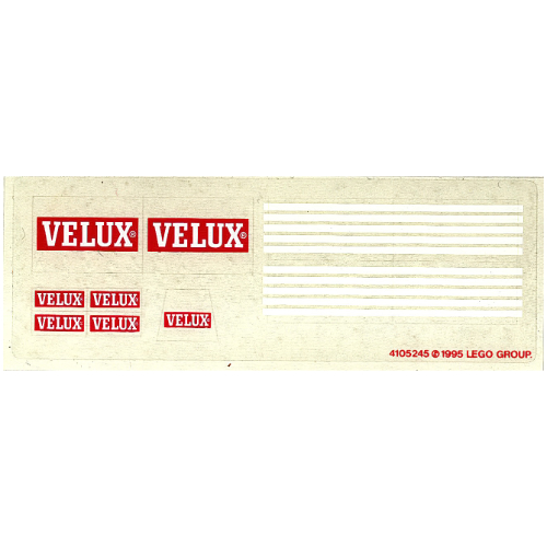 Visuel indicatif Rebrickable de Feuille d’autocollants pour le set 1854-1 (Sticker Sheet for Set 1854-1)