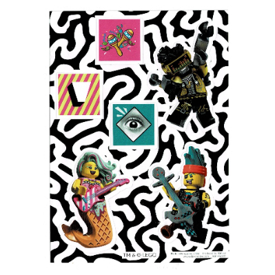 Visuel indicatif Rebrickable de Feuille d'autocollant 1 pour coffret 5006771-1 (Sticker Sheet 1 for Set 5006771-1)