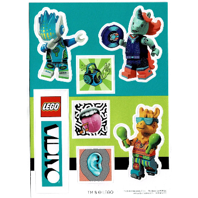 Visuel indicatif Rebrickable de Feuille d'autocollant 2 pour coffret 5006771-1 (Sticker Sheet 2 for Set 5006771-1)