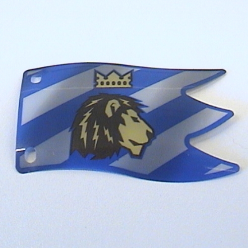 Visuel indicatif Rebrickable de Drapeau avec Lion avec motif imprimé Couronne (Flag with Lion with Crown Print)