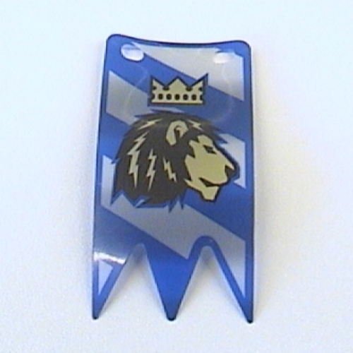 Visuel indicatif Rebrickable de Drapeau avec Lion avec motif imprimé Couronne (Flag with Lion with Crown Print)