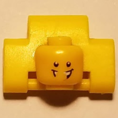 Visuel indicatif Rebrickable de Maillon long de bracelet de montre avec tête de minifigurine masculine (Watch, Link, Long with Minifigure Head Male)