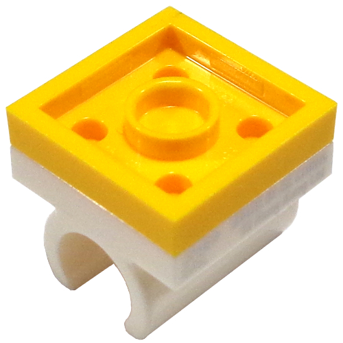 Embout décoratif pour crayon avec plaque inversée intégrée 2 x 2 (Pencil Topper, Integrated 2 x 2 Plate Inverted)