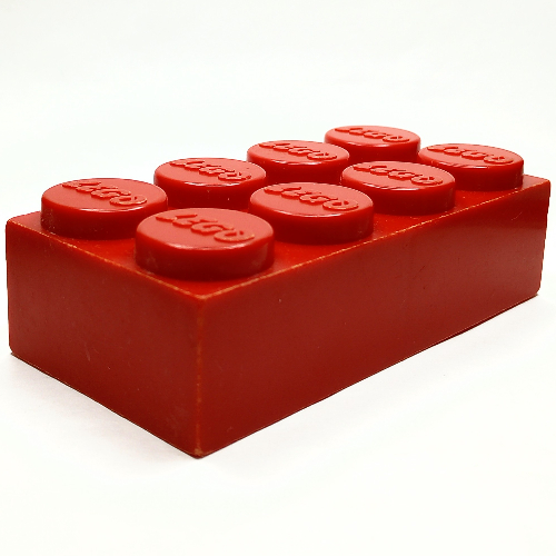 Visuel indicatif Rebrickable de Jumbo brique 2 x 4 [Samsonite Version] (Jumbo Brick 2 x 4 [Samsonite Version])