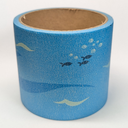 Visuel indicatif Rebrickable de Ruban adhésif, 15m / 49ft Motif d'eau (Tape, 15m / 49ft Water Pattern)