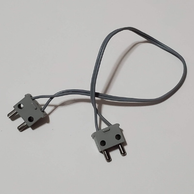 Visuel indicatif Rebrickable de Fil avec connecteurs à 2 broches, 12V / 4.5V 28L (Wire with 2-Prong Connectors, 12V / 4.5V 28L)
